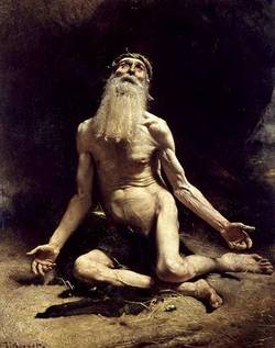 "Job" by Leon Bonnat, 1880. Misery with supplication but without explanation (hebrewbible.wordpress.com) 
